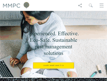 Tablet Screenshot of mandmpestcontrol.com